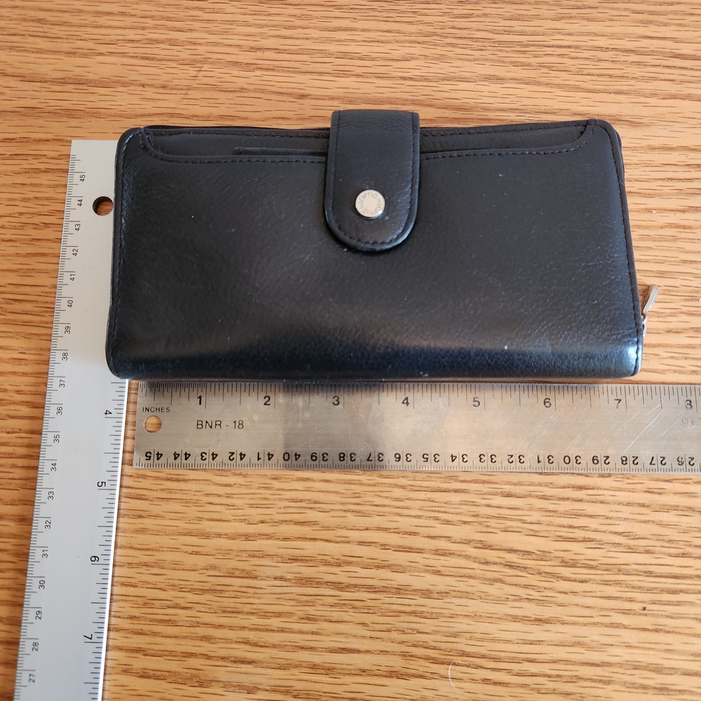Buxton Black Leather Bifold Wallet - Picture 11 of 11